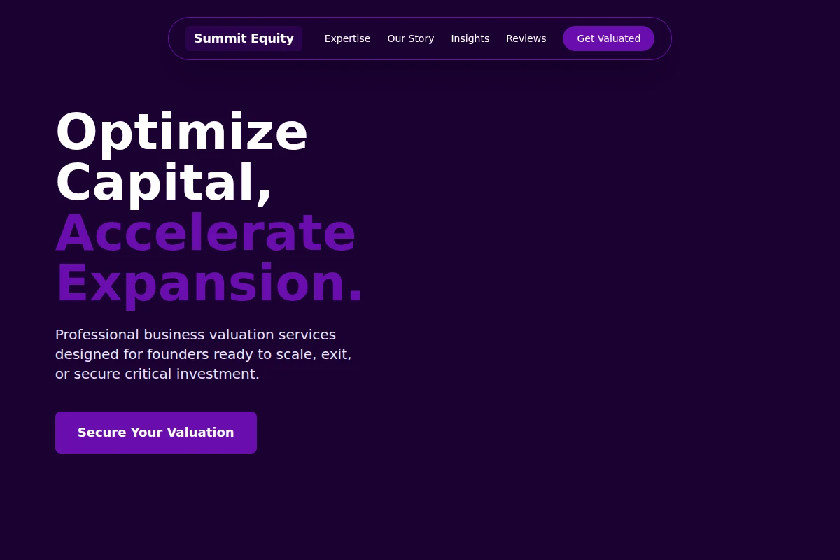 Solid Business Valuation